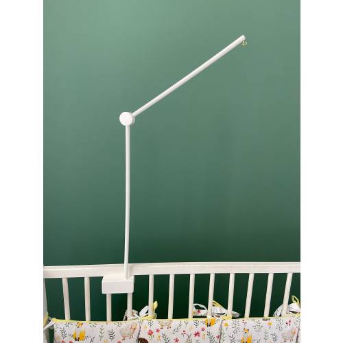 Eco Natural Baby Mobile Hanger from 75х40cm (30x16&#39;&#39;) to 110x40cm (43&#39;&#39;x16&#39;&#39;) , Baby Crib Wooden Mobile Arm, Baby Mobile Crib Holder, Decor
