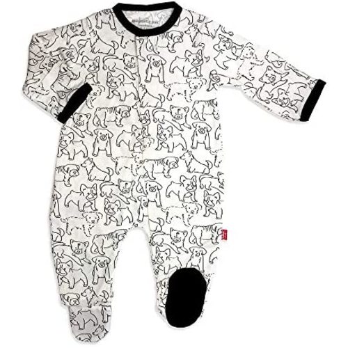 Magnetic Me Footie Pajamas Soft Modal Baby Sleepwear | 3-6 months