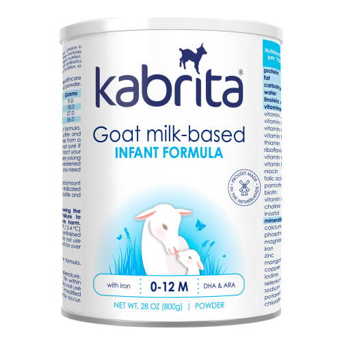 Kabrita Goat Milk Infant Formula, Non-GMO with DHA and ARA, Ages 0-12 Months, 28 oz Can