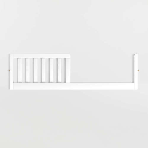 Ever Simple White Wood Toddler Bed Rail