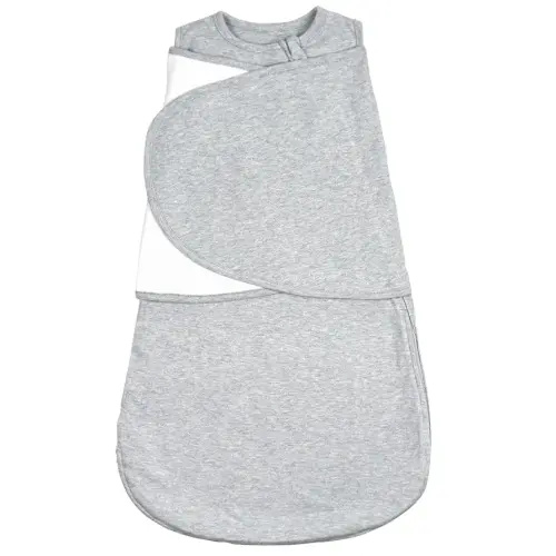 Baby Sleep sack Swaddle,Sleep Sack 3-6 Months,3-Way Adjustable Wearable Transition Swaddles Blanket Boy And Girl,100% Cotton,TOG 1.0(Grey)