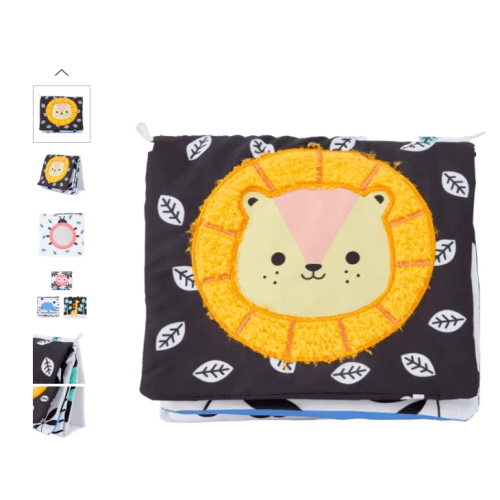Tummy Time Sensory Book