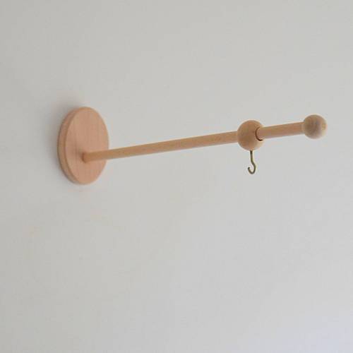 Baby Mobile Holder, Adjustable Wall Mounted Wooden Mobile Crib Arm, Baby Mobile Wall Wooden Hanger Arm, Free Shipping
