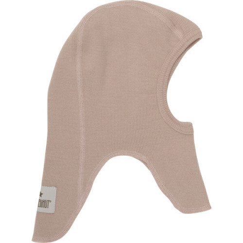 Merino Wool Rib Baby Balaclava, Mahogany Rose - HutteliHut | Maisonette