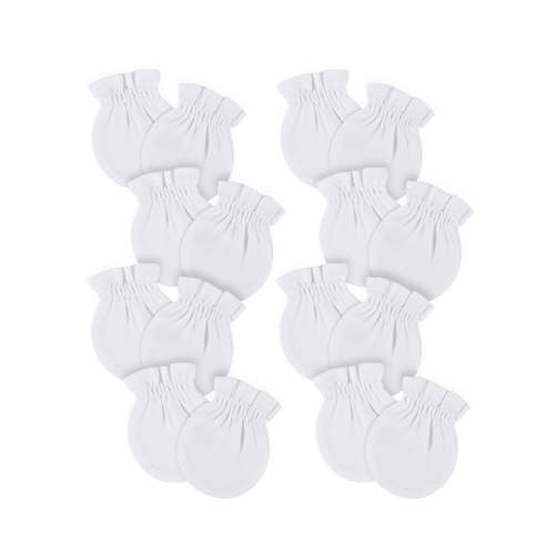 Gerber Baby Boy or Girl Gender Neutral No Scratch Mittens, 8-Pack, (0-3M)