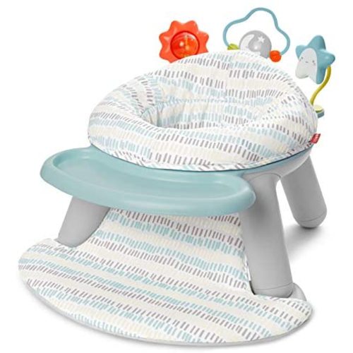 Skip Hop 2-in-1 Sit-up Activity Baby Chair, Silver Lining Cloud