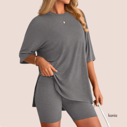 The Soft Set | Two Piece Pregnancy Comfort Tee & Shorts – Kania™