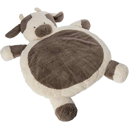 Mary Meyer Bestever Baby Mat Cushioned Tummy Time Floor Play Mats for Babies and Toddlers, 31 x 23-Inches, BooBoo MooMoo Cow
