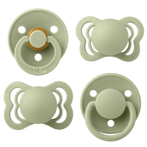 BIBS Sage Try It Collection Latex Baby Pacifiers
