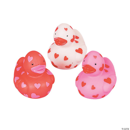 Mini Valentine Rubber Duckies - 24 Pc. | Oriental Trading
