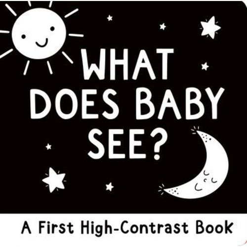 What Does Baby See?: A First High-Contrast Board Book by Simon Abbott, Board Book | Barnes & Noble®