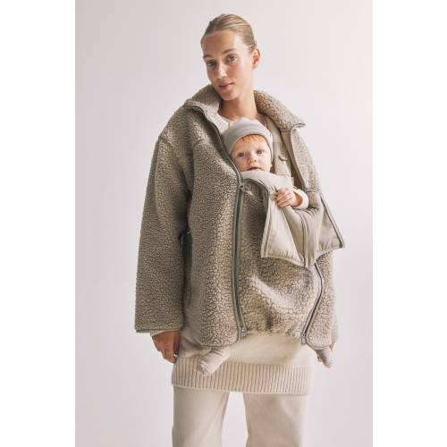 MAMA BEFORE & AFTER BABYWEARING TEDDY JACKET