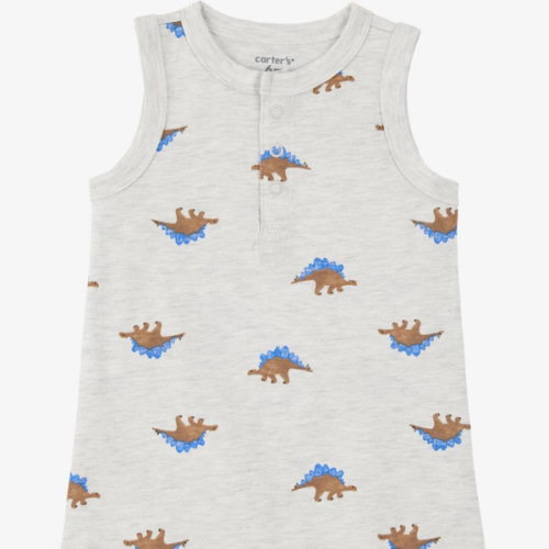 Baby Dinosaur Sleeveless Romper - Carter's | Carter's