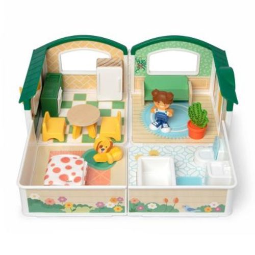 Melissa & Doug Cheery Lane House, Modular Doll House Play Set