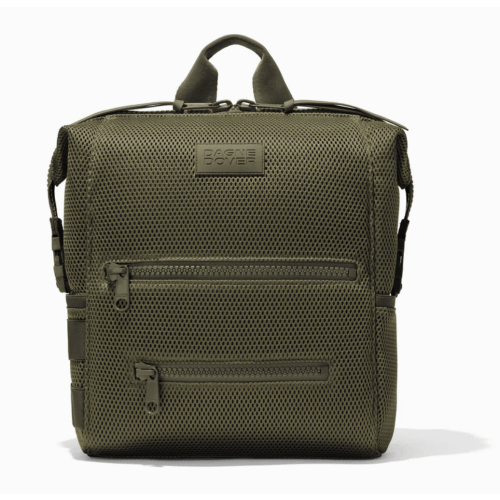 Indi Diaper Backpack in Air Mesh: Dark Moss, Medium