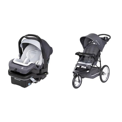 Baby Trend Secure-Lift 35 Infant Car Seat and Expedition Jogger Bundle, Dash Grey