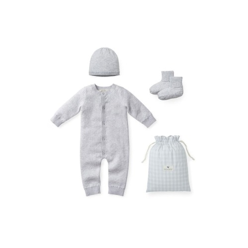 Baby Jacquard Sweater Gift Set, 3-6M