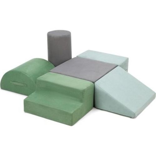 Soft Foam Toddler 6pcs Climbing Block Set Indoor Climbing And Crawl Toy For Kid Foam Climbing Blocks Set For Toddler