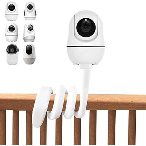 Baby Monitor Mount for Hello Baby HB6550/ HB65/ HB6339/ HB40/ HB6081/ HB66/ HB6351,iFamily,OKAIDI Baby Monitor Camera,Twist Mount without Tools or Wall Damage