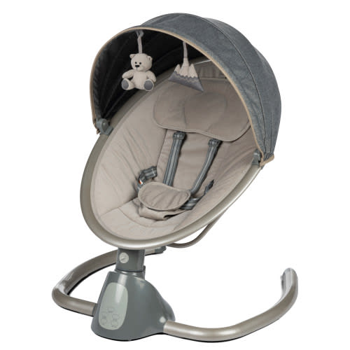 Monbebe 5-Mode Baby Swing with Bluetooth, Castle Point