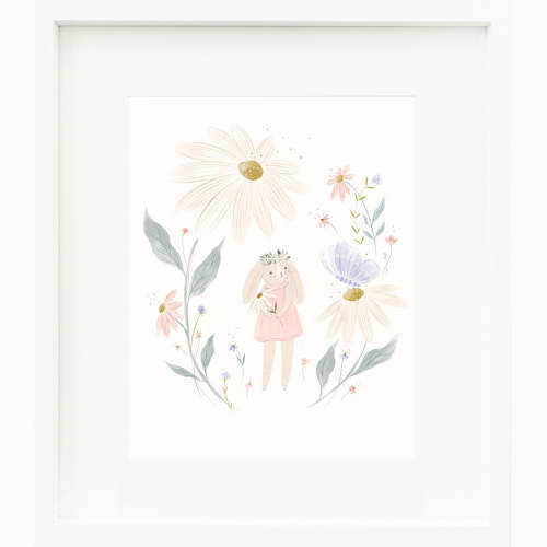 Hannah's print (blush) (8"x10")