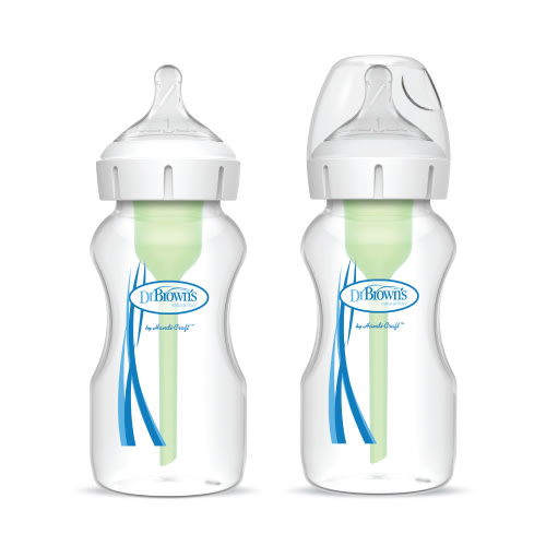 Dr. Brown's Milestones Baby's First Straw Sippy Cup - Blue - 2pk/18oz