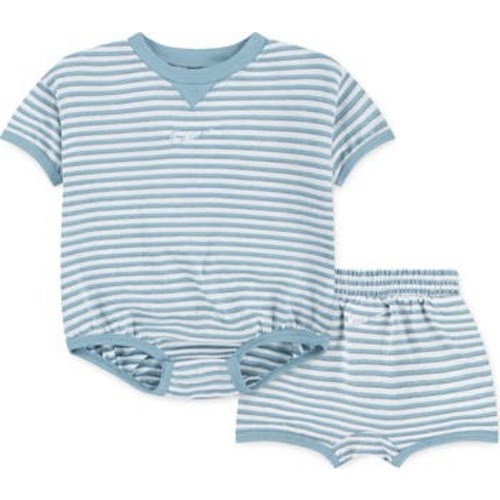 Stripe Bodysuit & Shorts Set, 6M