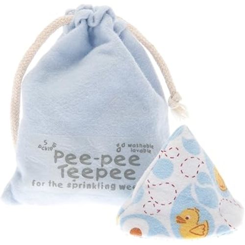 Pee-Pee Teepee Rubber Ducky Blue - Laundry Bag, PT3095