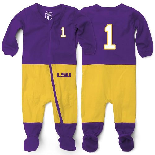 Wes and Willy Baby College Sports Fan Football Jersey Sleeper