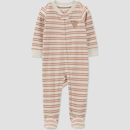 Carter's Just One You® Baby Boys' Striped Koala Footed Pajama - Brown, Size: 3M