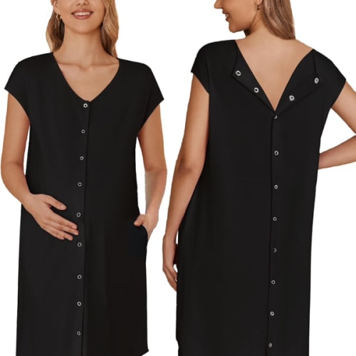 Amazon.com : labor and delivery gown