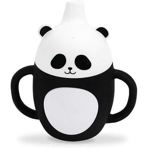 Sippy Cups for Toddlers 1-3 No Spill,7oz Panda Training Sippy Cup For Toddler Kids,200ml Silicone