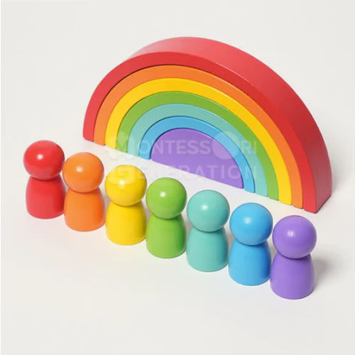 Montessori Rainbow - Eco-friendly, fully biodegradable