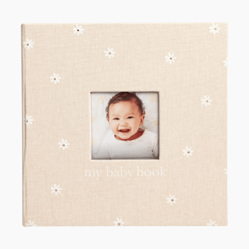 Pearhead Daisy Print Baby Book