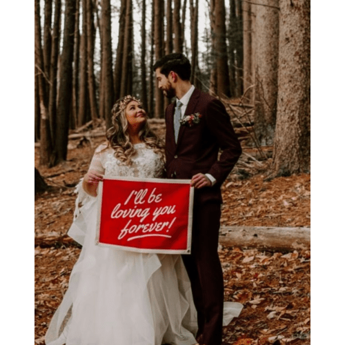 Loving You Forever Camp Flag
