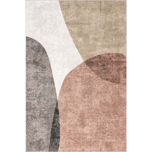 Mareli Abstract Shape Rug | Beige
