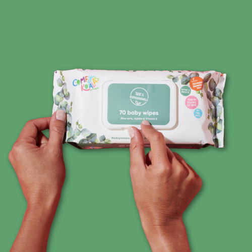 Baby Wipes | Compostable, Biodegradable Baby Wipes | Comfy Koalas