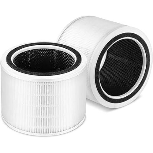 Cabiclean 2 Pack Core 200S Replacement Filter, Compatible with LEVOIT Core 200S Smart WiFi Air Purifier, 3 Stages H13 HEPA Filter, Compare Part# Core 200S-RF, Core 200S-P