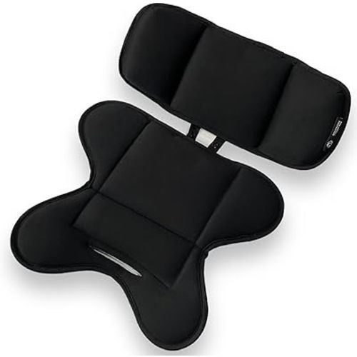 Peak and Rainbow Compatible with Doona Infant Insert - Universal Newborn Car Seat Head Support and Body - Baby Car Seat Cushion - Black Infant Insert