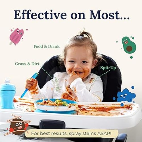 Miss Mouth's Messy Eater Stain Treater - 16oz Refill - Newborn & Baby Essentials - No Dry Cleaning Food, Grease, Coffee Off Laundry, Underwear, Fabric