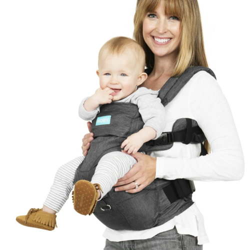 MOBY Wrap Hip Seat in Heather Grey