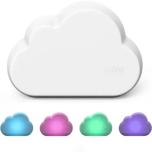 Pure Enrichment PureBaby Cloud Ultrasonic Cool Mist Humidifier - Quiet Variable Mist for up to 24 Hrs, Color Night Light, BPA-Free, Ideal for Baby