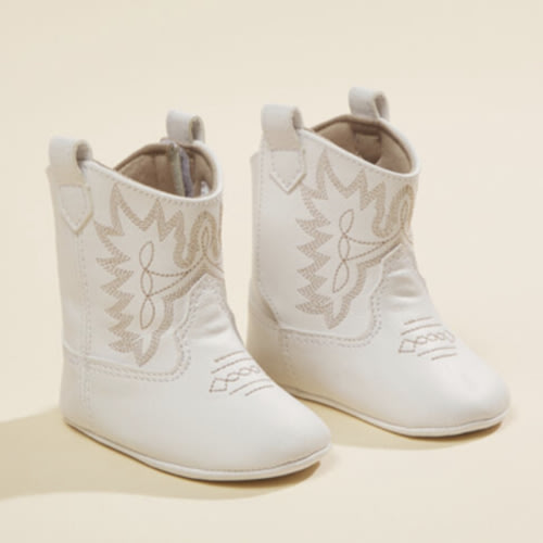 Jesse White Baby Cowboy Boots | Tullabee