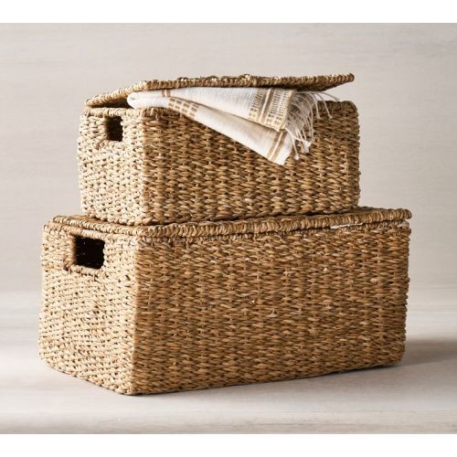 Safi Handwoven Lidded Basket
