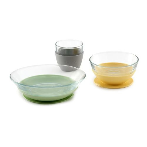 Glass Meal Set yellow