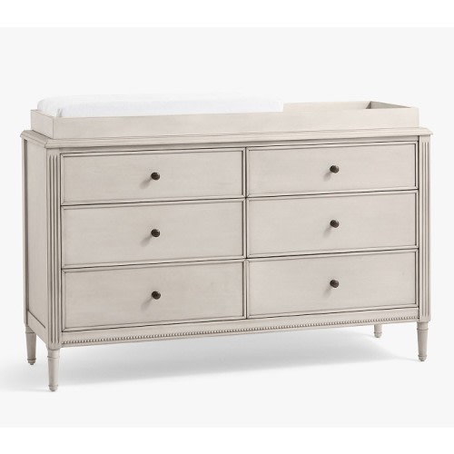 Harlow 6-Drawer Dresser & Topper Set (56w x 19d")