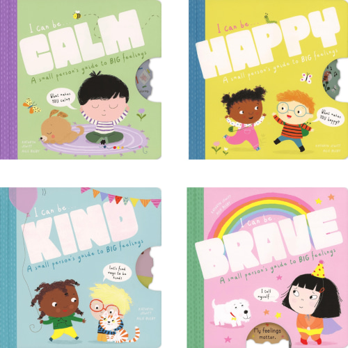 "I Can Be" Series Set : I Can Be Kind; I Can Be Calm; I Can Be Brave; I Can Be Happy by Kathyrn Jewitt (Board Book Collection)