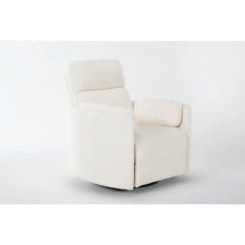 Rayna Oyster Power Swivel Glider Recliner | Living Spaces