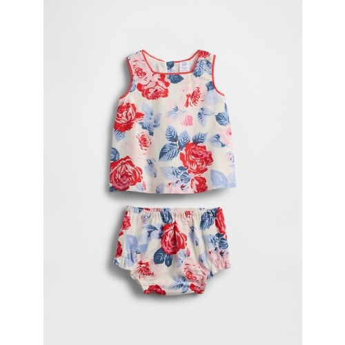Baby Linen-Cotton Outfit Set