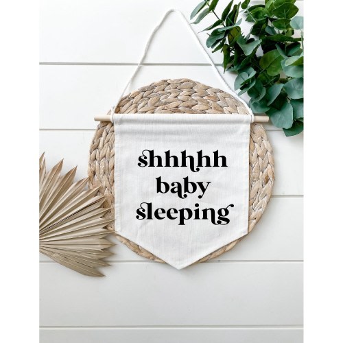 Baby sleeping sign // sign for nursery // nursery door sign // baby shower gift // sleeping baby sign // nap time sign // do not disturb